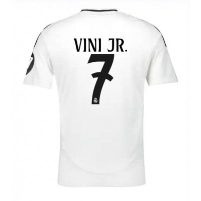 Dres Real Madrid Vinicius Junior #7 Domaci 2024-25 Kratak Rukav Dres Real Madrid Vinicius Junior #7 Domaci 2024-25 Kratak Rukav